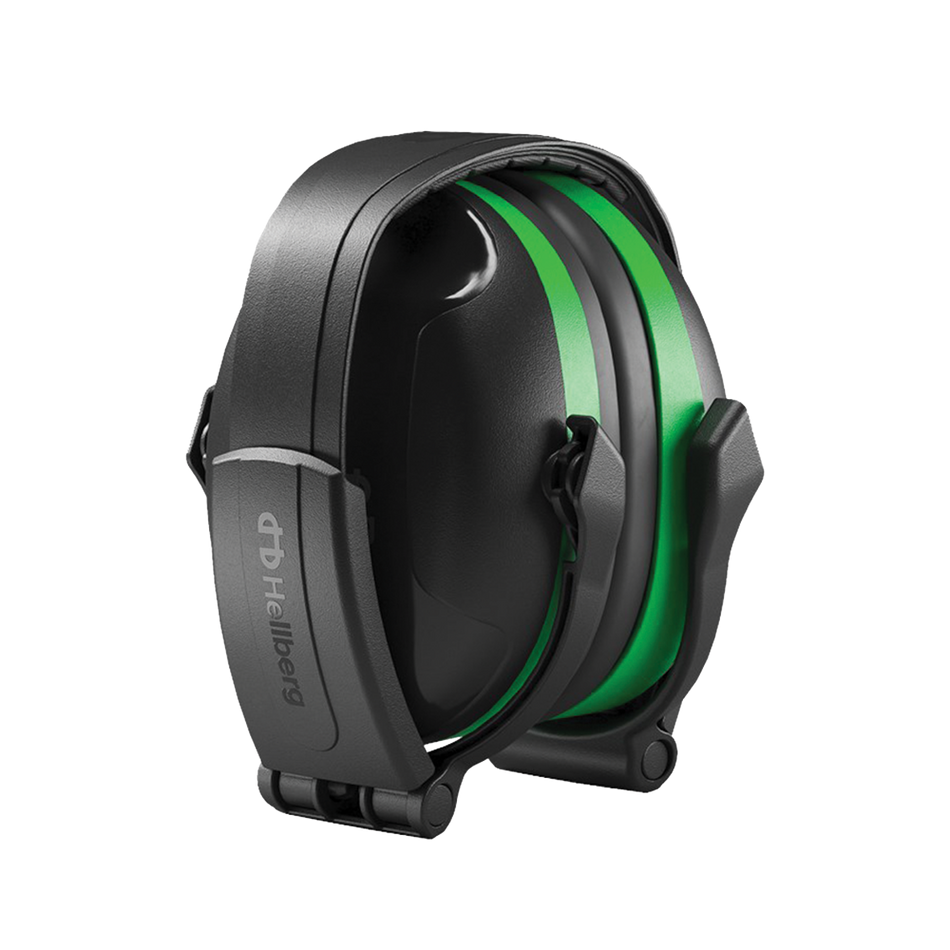 Hellberg S1F Green Foldable Ear muffs - Class 4